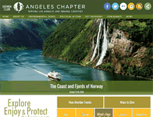 Tablet Screenshot of angeles.sierraclub.org